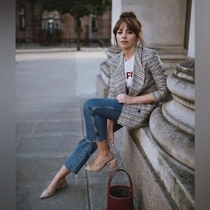 Abercrombie & Fitch check blazer